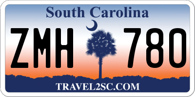 SC license plate ZMH780