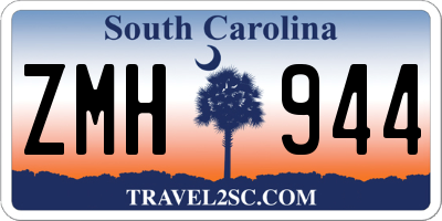 SC license plate ZMH944