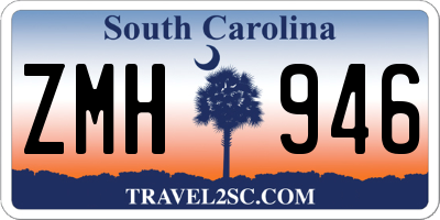 SC license plate ZMH946
