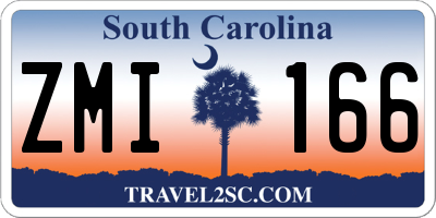 SC license plate ZMI166