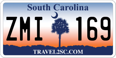 SC license plate ZMI169