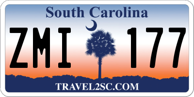 SC license plate ZMI177