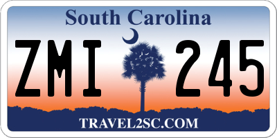 SC license plate ZMI245