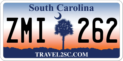 SC license plate ZMI262