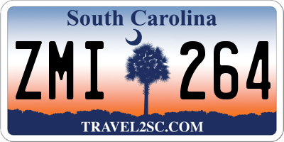 SC license plate ZMI264