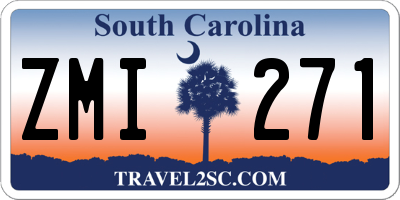 SC license plate ZMI271