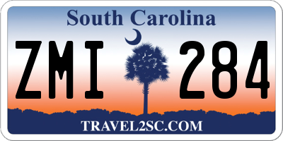 SC license plate ZMI284