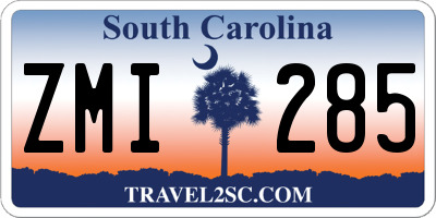 SC license plate ZMI285
