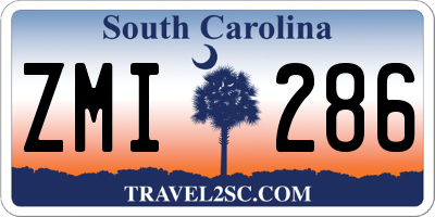 SC license plate ZMI286