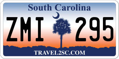 SC license plate ZMI295