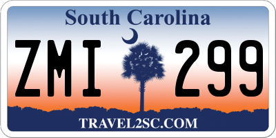 SC license plate ZMI299