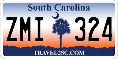 SC license plate ZMI324