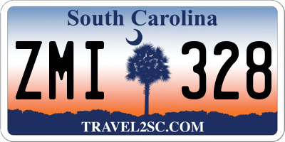 SC license plate ZMI328