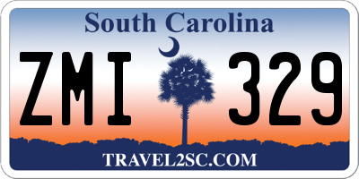 SC license plate ZMI329