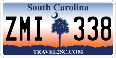 SC license plate ZMI338