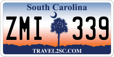SC license plate ZMI339