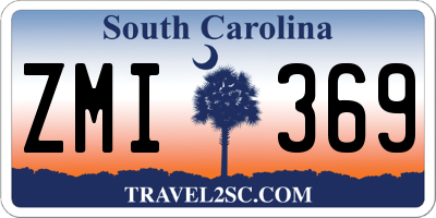 SC license plate ZMI369