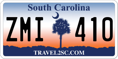 SC license plate ZMI410