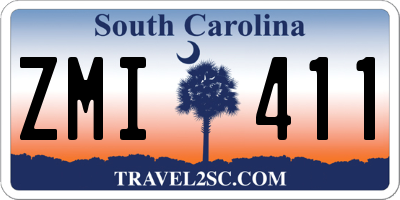 SC license plate ZMI411