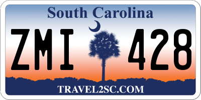 SC license plate ZMI428