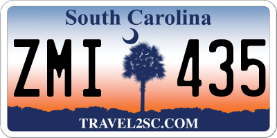 SC license plate ZMI435