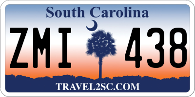 SC license plate ZMI438