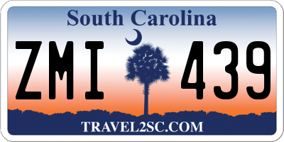 SC license plate ZMI439