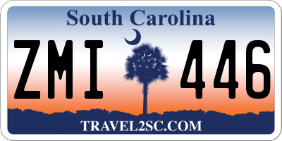 SC license plate ZMI446