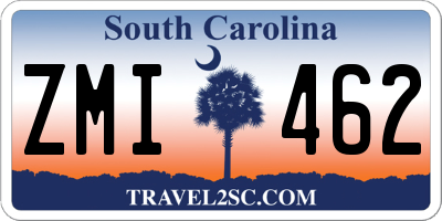 SC license plate ZMI462