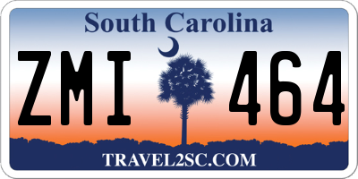SC license plate ZMI464
