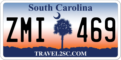 SC license plate ZMI469