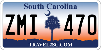 SC license plate ZMI470