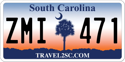 SC license plate ZMI471