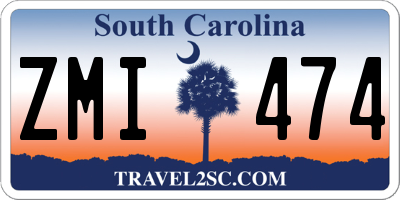 SC license plate ZMI474