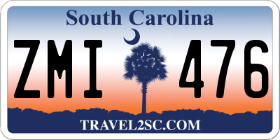 SC license plate ZMI476