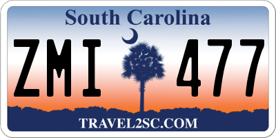 SC license plate ZMI477