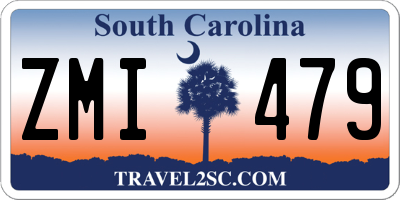 SC license plate ZMI479