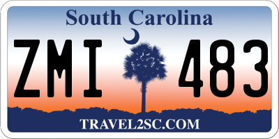 SC license plate ZMI483