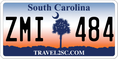 SC license plate ZMI484