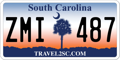 SC license plate ZMI487