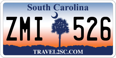 SC license plate ZMI526
