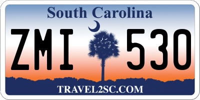 SC license plate ZMI530