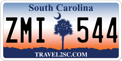 SC license plate ZMI544