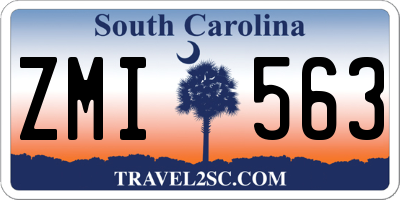 SC license plate ZMI563