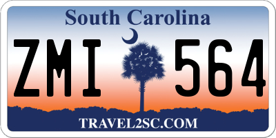 SC license plate ZMI564