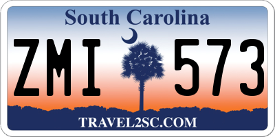 SC license plate ZMI573
