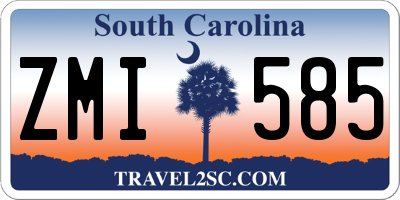 SC license plate ZMI585