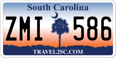 SC license plate ZMI586
