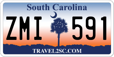 SC license plate ZMI591