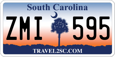 SC license plate ZMI595